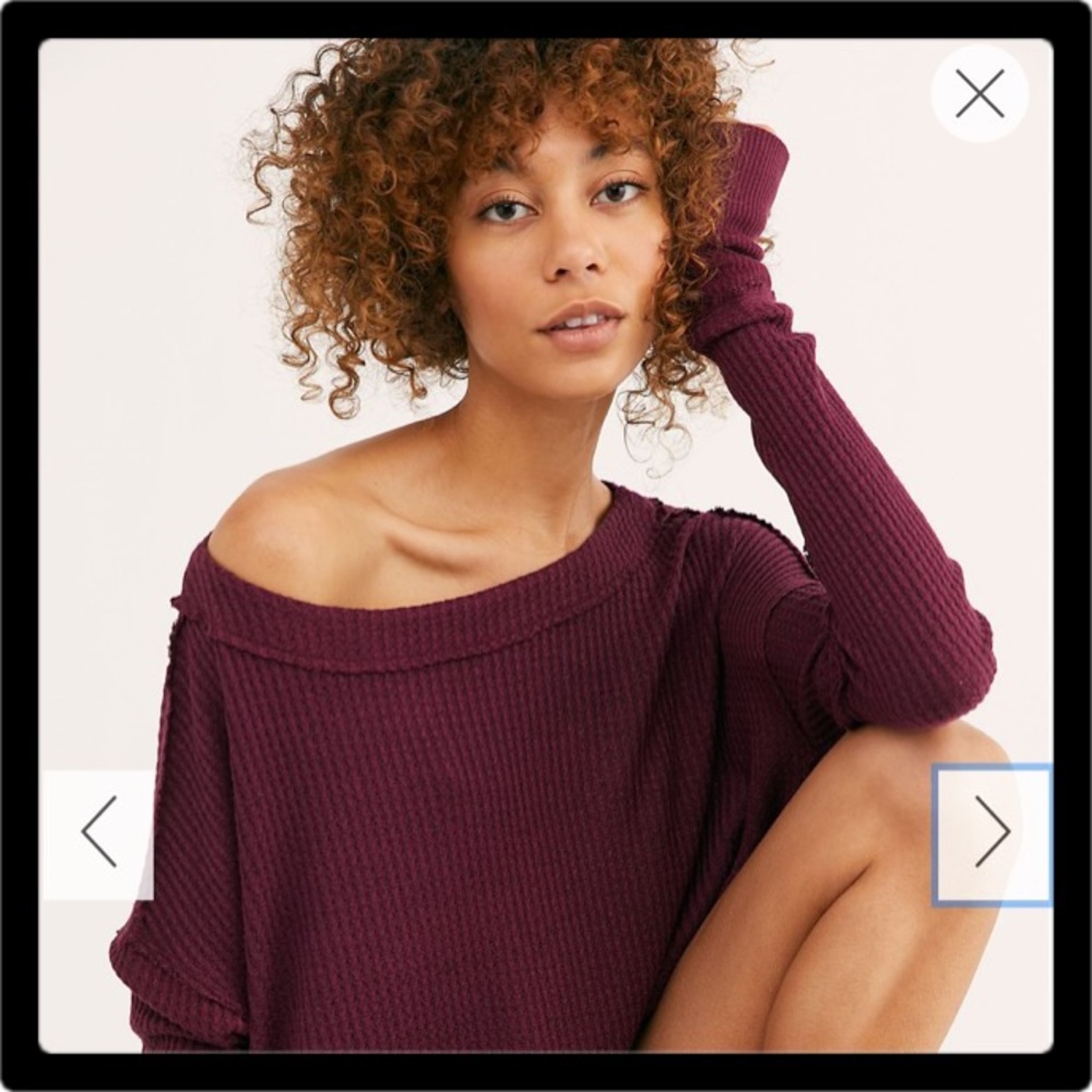 ❤️ Free People We The Free North Shore Sweater Top